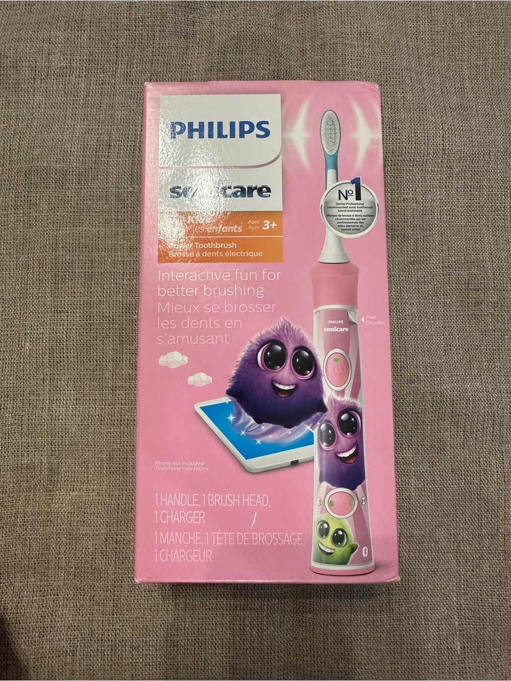Philips Sonicare Kids Electric Toothbrush - Pink